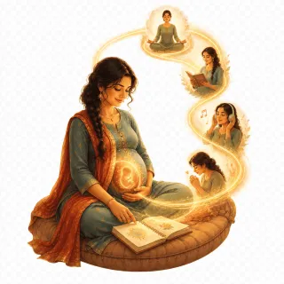 How to Practise Garbhsanskar Daily
